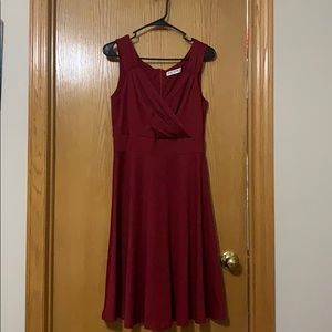 Wine colored dress size medium